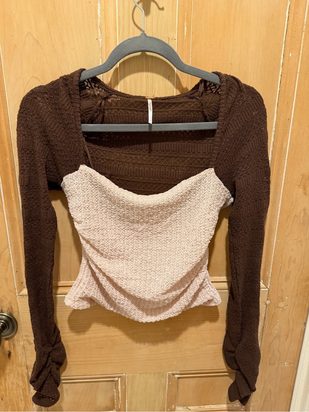 Free People Two-Tone top